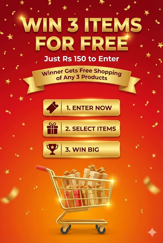 Contest Entry – Win Free Shopping of 3 Products
