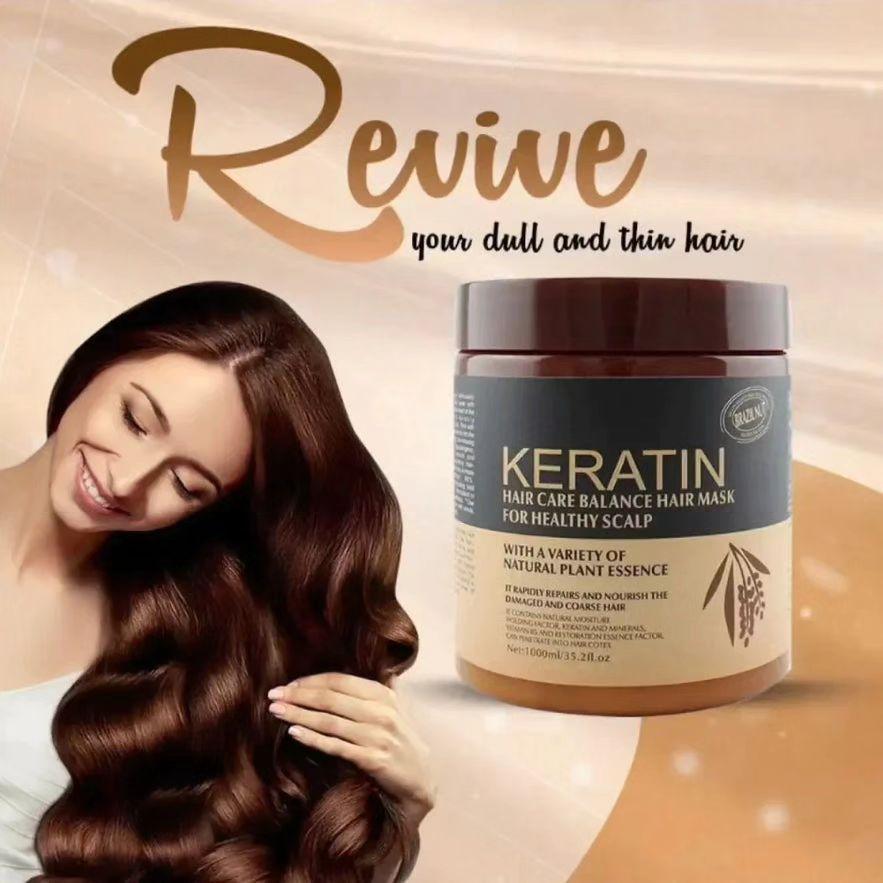 Keratin Hair Revival Mask Treatment