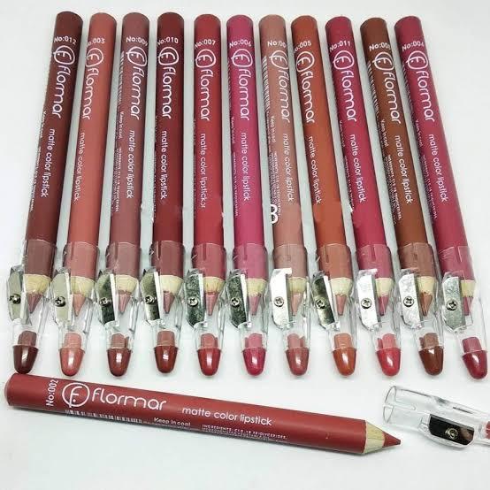 Glam & Grace High Pigmented Lip Pencils – Long-Lasting Matte Color