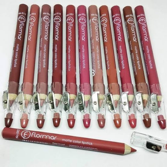 Glam & Grace High Pigmented Lip Pencils – Long-Lasting Matte Color