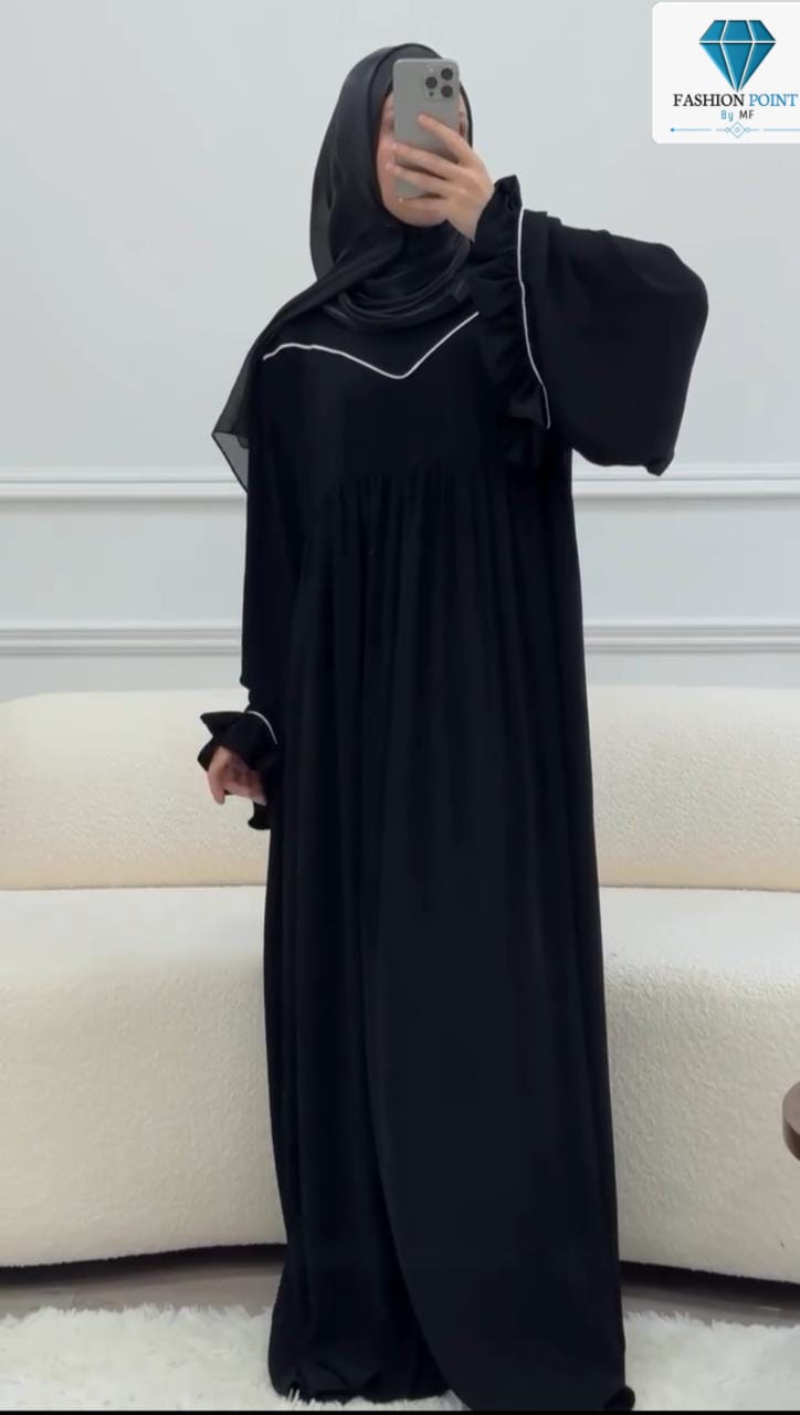 Frill abaya With Stoller