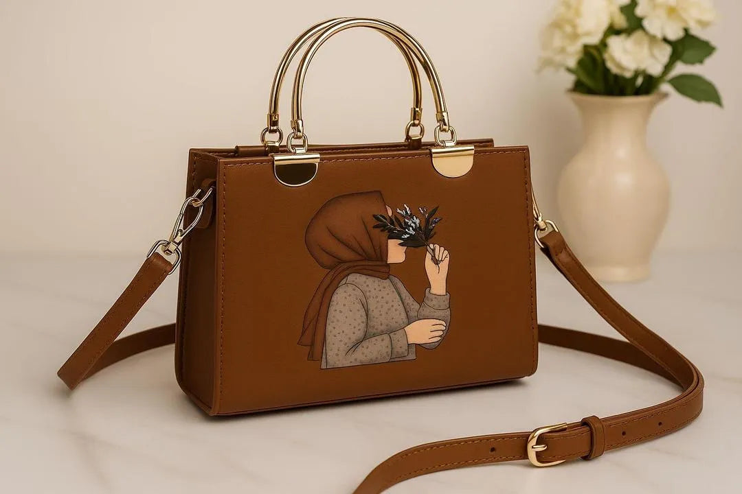 Girl's Nylon Plain Hand Bag