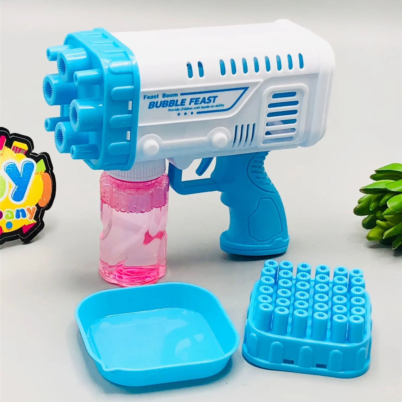 Bazooka Bubble Water Gun | Rechargeable ABS Plastic Toy for Kids