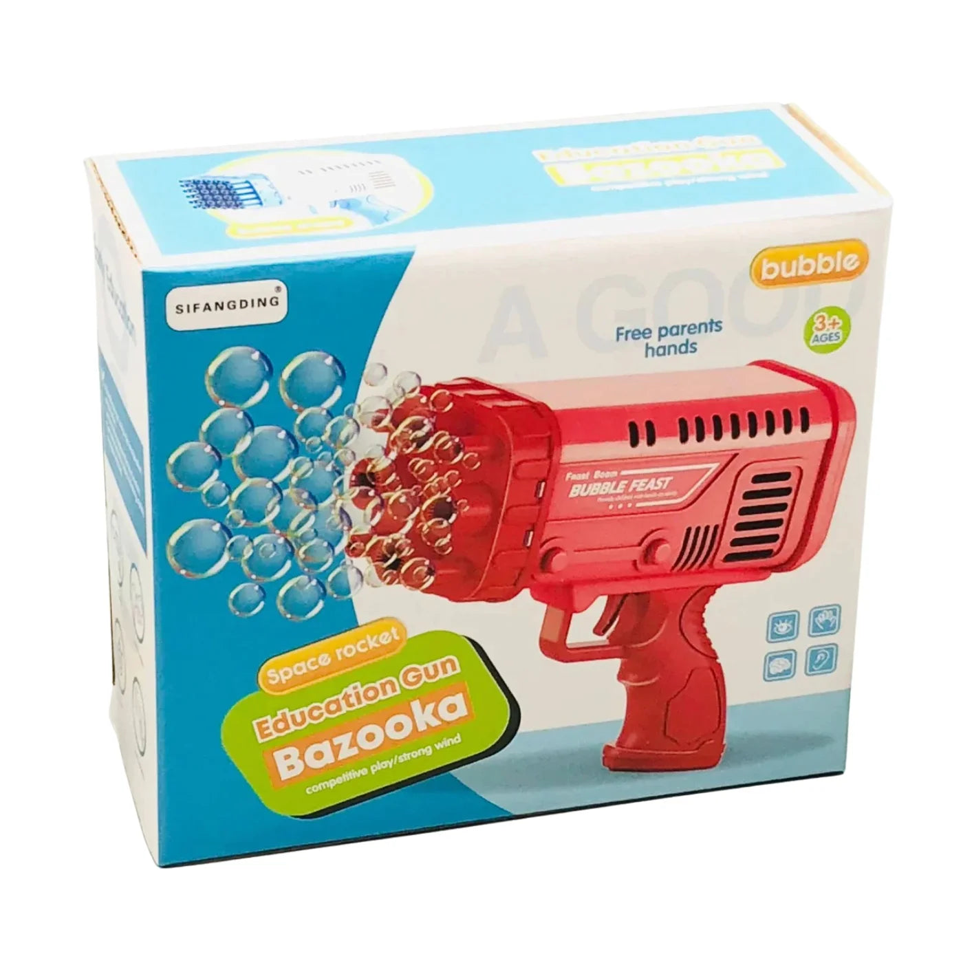 Bazooka Bubble Water Gun | Rechargeable ABS Plastic Toy for Kids