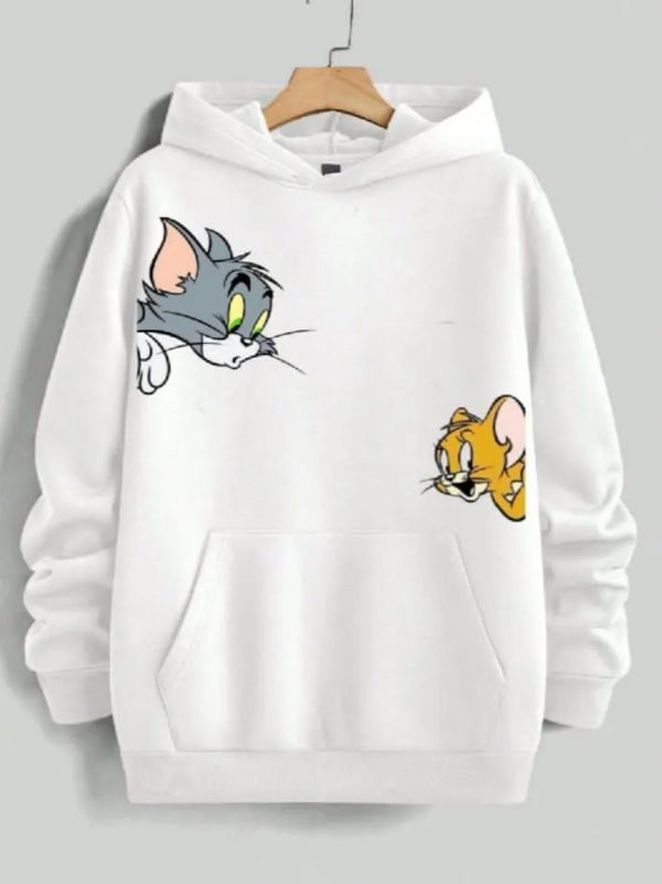 1 Pc Unisex Fleece Printed Hoodie