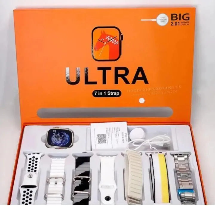 Glam & Grace Smart Watch – Black Silicone