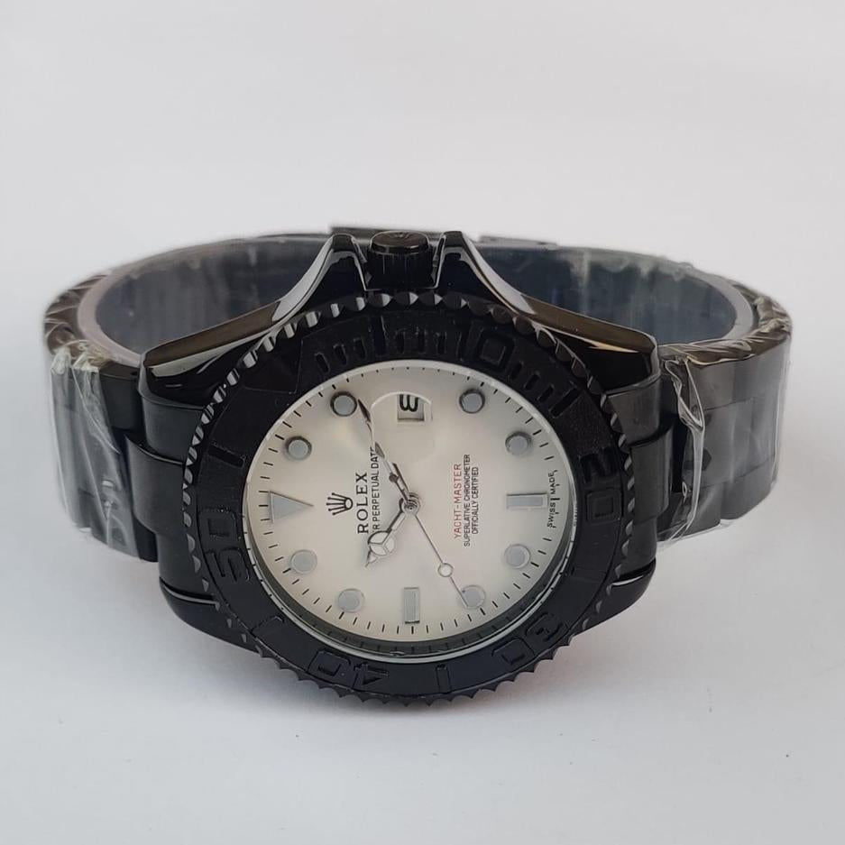 Rolex Men's Stainless Steel Quartz Watch – 42mm Round Dial